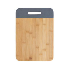 Tabla De Bamboo Borde Gris Rectangular 35 x 25 Cm - comprar online