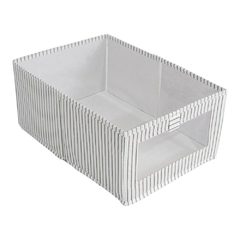 Caja Forrada Plegable para Ropa Brest Strips Grey