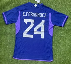 Argentina suplente 22/23 (version jugador) 3 ESTRELLAS- Enzo fernandez #24 - comprar online