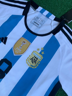 Camiseta Julian Alvarez Argentina titular 3 estrellas #9 - Sport Gol