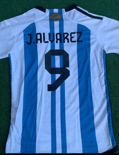 Camiseta Julian Alvarez Argentina titular 2 estrellas #9 - comprar online