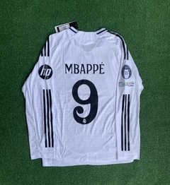 Mbappe Real Madrid Titular Version Jugador Manga Larga - comprar online