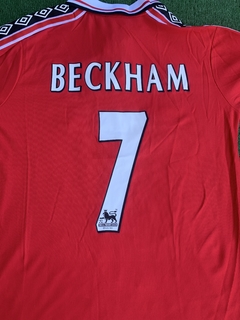 Beckham Manchester United Titular Manga Larga - comprar online