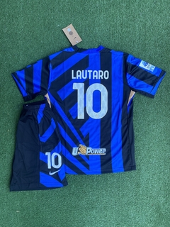 Conjunto De Niños Lautaro Inter de Milan Titular Temporada 24/25