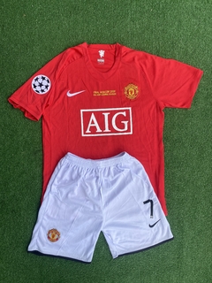 Conjunto de Niños Cristiano Ronaldo Manchester United Titular 2008