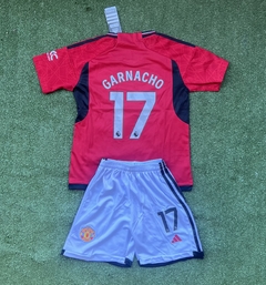 Conjunto Garnacho Manchester united titular 23/24 #17