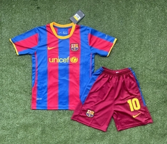 Conjunto Messi Barcelona titular 2010/2011 #10 en internet