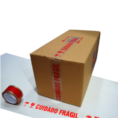 Fita Adesiva Cuidado Frágil 48mmX100m caixa c/ 20 Rolos - loja online
