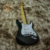 Guitarra SX Stratocaster Natural Swamp Ash - Preta Transparente