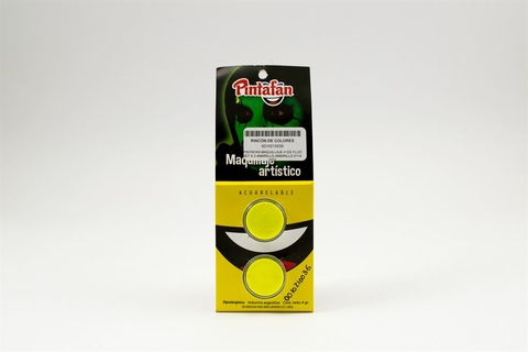 PINTAFAN MAQUILLAJE 4 GS FLUO SET X 2 AMARILLO-AMARILLO 0119-0001