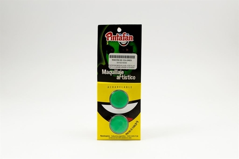 PINTAFAN MAQUILLAJE 4 GS FLUO SET X 2 VERDE-VERDE 0119-0004