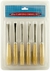AD GUBIAS JUEGO X 6 PROFESIONAL CARVING CHISEL