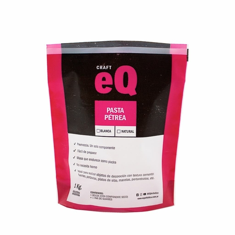 EQ PASTA PETREA BLANCA 1 KG