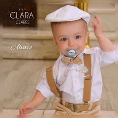 Set de accesorios + CALZADO tonos beige y blanco - clara clares