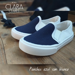 Pancha azul con blanco - comprar online