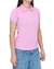 Camiseta Feminina - Gola Polo Rosa - comprar online