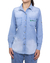 Camisa Feminina Jeans Claro