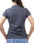 Camiseta Feminina - Gola Polo Grafite na internet