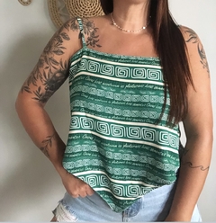 Blusa lenço - Dupla face - Coleção Bali - Maria Mariá Moda e Acessórios