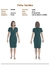 Modelagem de Vestido Feminino Comprimento Clássico para tecido sem elastano ref 300.157SE