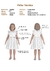 Modelagem de Vestido infantil para Tecido sem elastano. ref 400.418inf