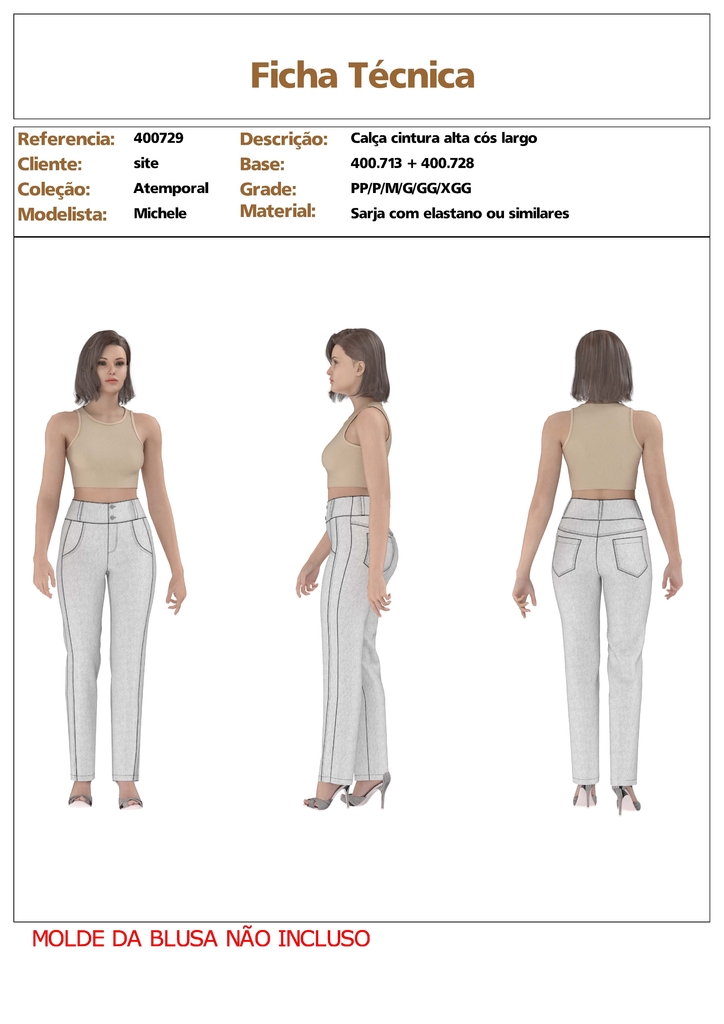 Tecido com sales elastano para calça
