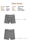 Modelagem de Cueca Boxer Masculina para Malha com elastano. ref 900.338B