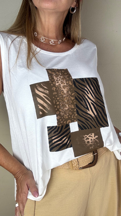 Remera musculosa Solange en internet