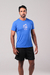 Camiseta Mountain Do Sport Bio Soft Poliamida Azul Masculina UV+ - loja online