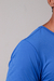 Camiseta Mountain Do Sport Bio Soft Poliamida Azul Masculina UV+