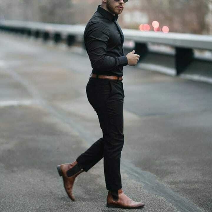 Pantalon de vestir marron hotsell