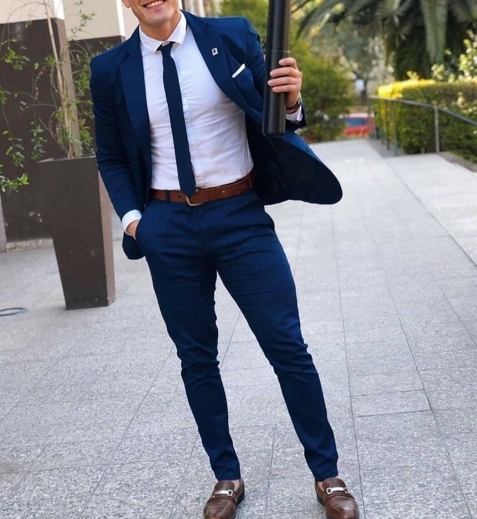 Pantalon De Vestir de Cotton Saten Chino Chupin