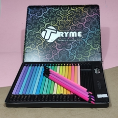 Lápices colores pastel profesionales Tryme.