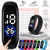 Relógio Esportivo Digital Led Touch Screen Feminino/Masculino Pulseira Tipo Mi Band Silicone Prova D'agua - comprar online