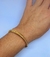 Pulseira Elo Aro Mola Folheado 18K Dourado Prateado Tendência Blogueira Luxo Verniz italiano Pronta entrega