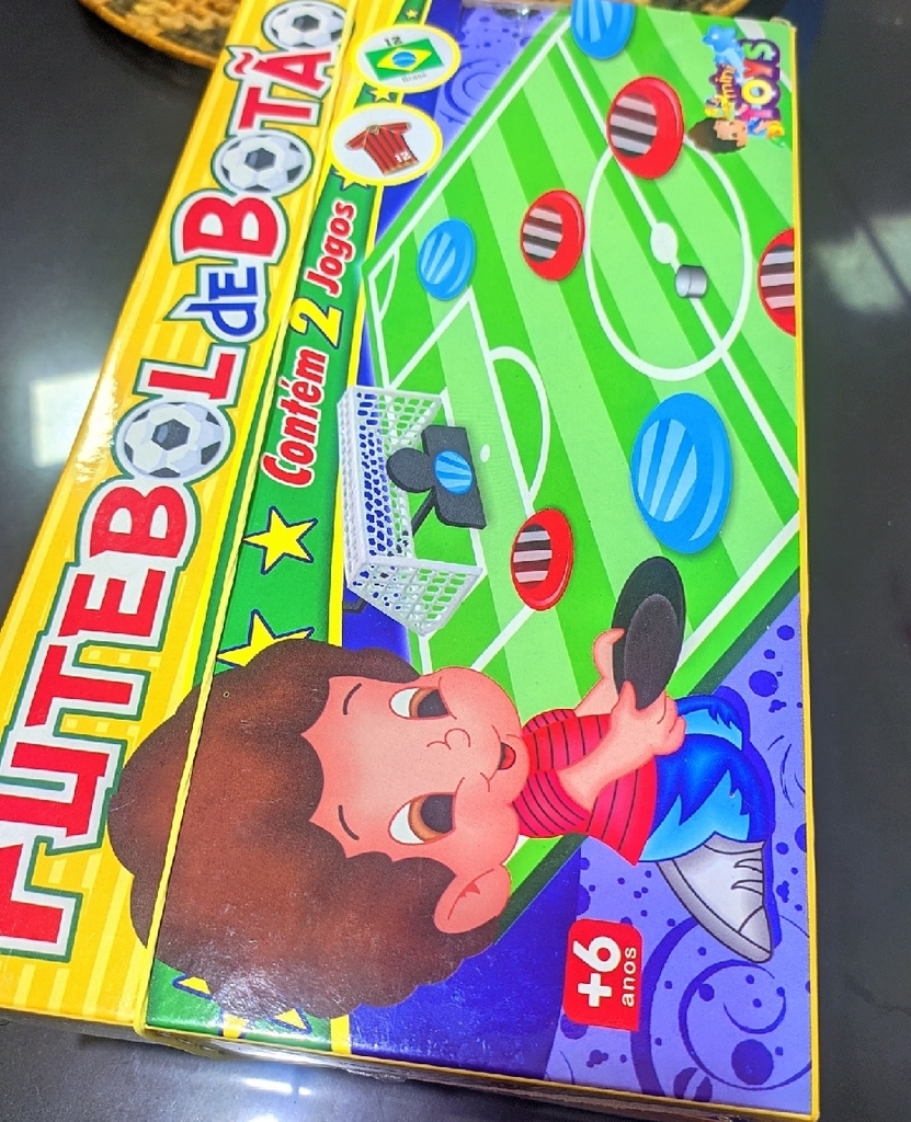 Jogo de Futebol Botão 2 times 2 seleçoes Mini Toys / Kits jogos