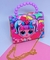 Bolsinha Bolsa Mini Bag Infantil Pérola Alça Corrente Princesas Disney Unicórnio Lol Sofia Barbie Moda Tendência Presente - Store LVO