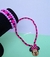 Kit Colar e Pulseira Miçangas Pérolas Infantil Menina com Pingente Princesas Disney Minnie Stitch Sereia Moana Moda Kids - loja online