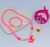 Kit Relógio de Pulso Digital esporte Silicone Infantil + Conjunto Colar e Pulseira Anel Miçangas Pérolas Com Pingente Delicado Presente na internet