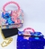 Kit Bolsa Infantil mini Bag cute alça Pérola Disney Stitch e Lilo angel + Colar duplo best Friends Amizade Meninas com Pingente - Store LVO