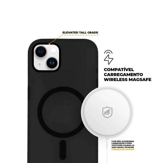 Capa MagSafe para iPhone 14 Pro - Preta - Gshield - Gshield