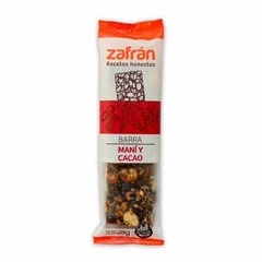 Zafran Barra De Cacao y Maní 28g.