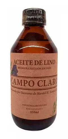 Aceite De Lino Orgánico Campo Claro X250Ml