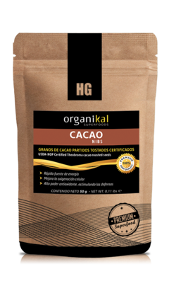 Hg Organikal Polvo Cacao Nibs 50g.