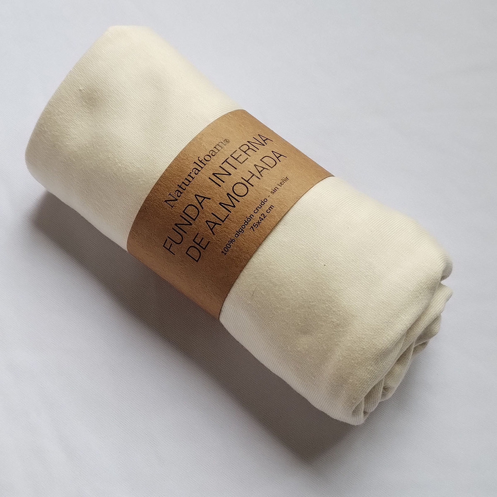 Funda Interna de Algodon Crudo para Almohada Classic 70