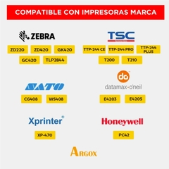 Etiquetas 50 X 25 Mm Etiqueta De Termica Mercado Full en internet