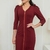 Vestido Chic Ousado Vinho Marsala - Loja Mais Ousada