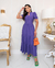 Imagem do Vestido Medina Longo Roxo Malha Lese