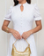 Vestido Medina Longo Branco Malha Lese na internet
