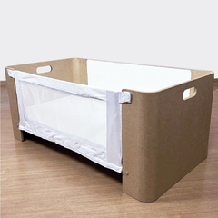 Cosleeper Portátil 3 em 1 - Berço, Cama Montessoriana e Mesa Havana (Baby/Lateral Branca) - CoSleeper | Berço Co Sleeper Comprar | Comprar Berço Portátil